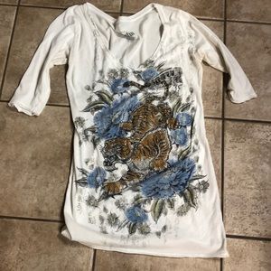 Sinful, Blinged Out Tiger Tee